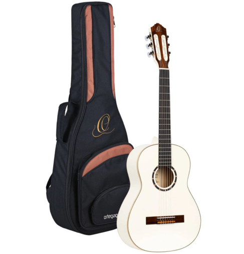 Gitara klasyczna 3/4 Ortega R121-3/4WH biała z pokrowcem