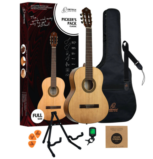 Zestaw gitara klasyczna 4/4 Ortega RPPC44 z akcesoriami