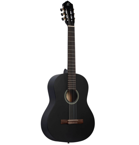 Gitara dla dziewczynki czarna 4/4 Ortega RST5MBK