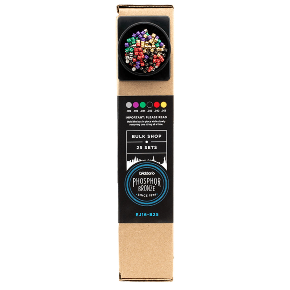 Zestaw bulk struny do gitary akustycznej D'Addario EJ16-B25