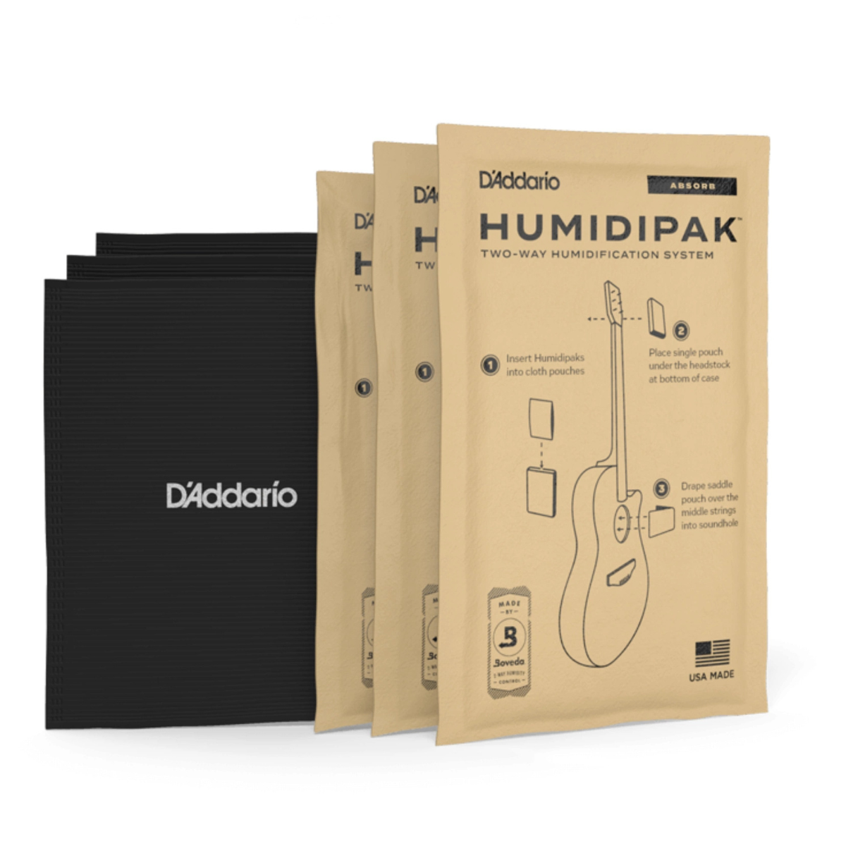 System kontroli wilgotności gitary D'Addario PW-HPK-04