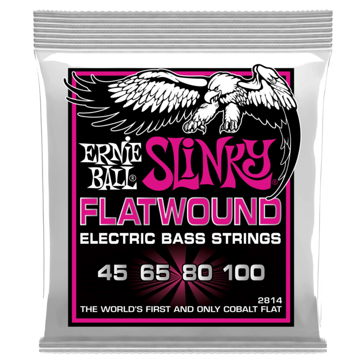 Ernie Ball Slinky Bass Flatwound 45-100 (EB 2814) struny do gitary basowej