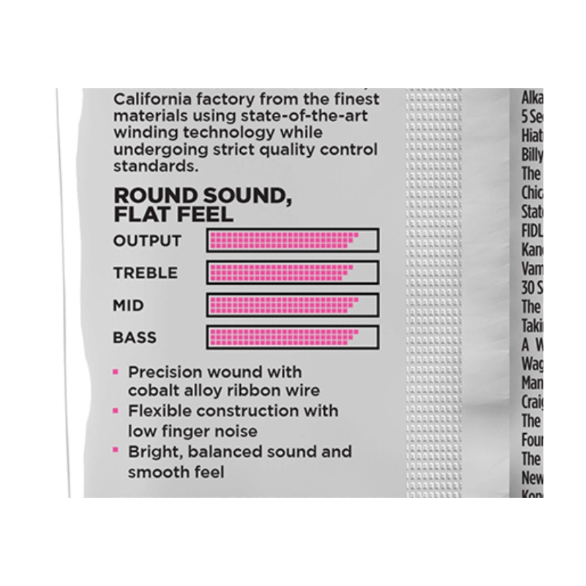 Ernie Ball Slinky Bass Flatwound 45-100 (EB 2814) struny do gitary basowej