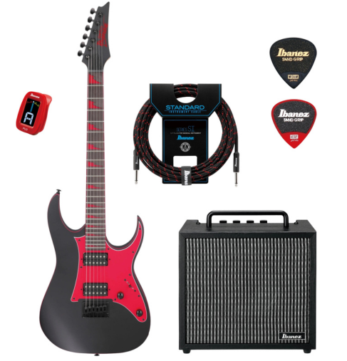 Zestaw gitarowy Ibanez GRG131DX-BKF gitara elektryczna