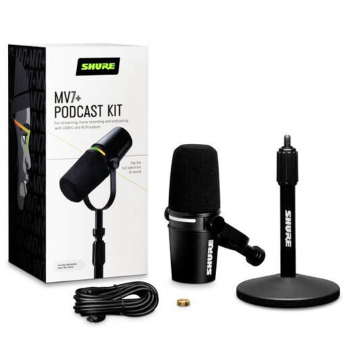 Mikrofon dynamiczny do podcastów Shure