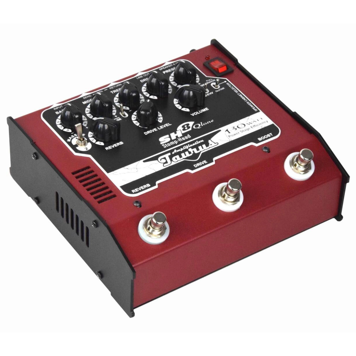 Wzmacniacz gitarowy 130W Stomp-Head 8.Qlone Taurus 130W