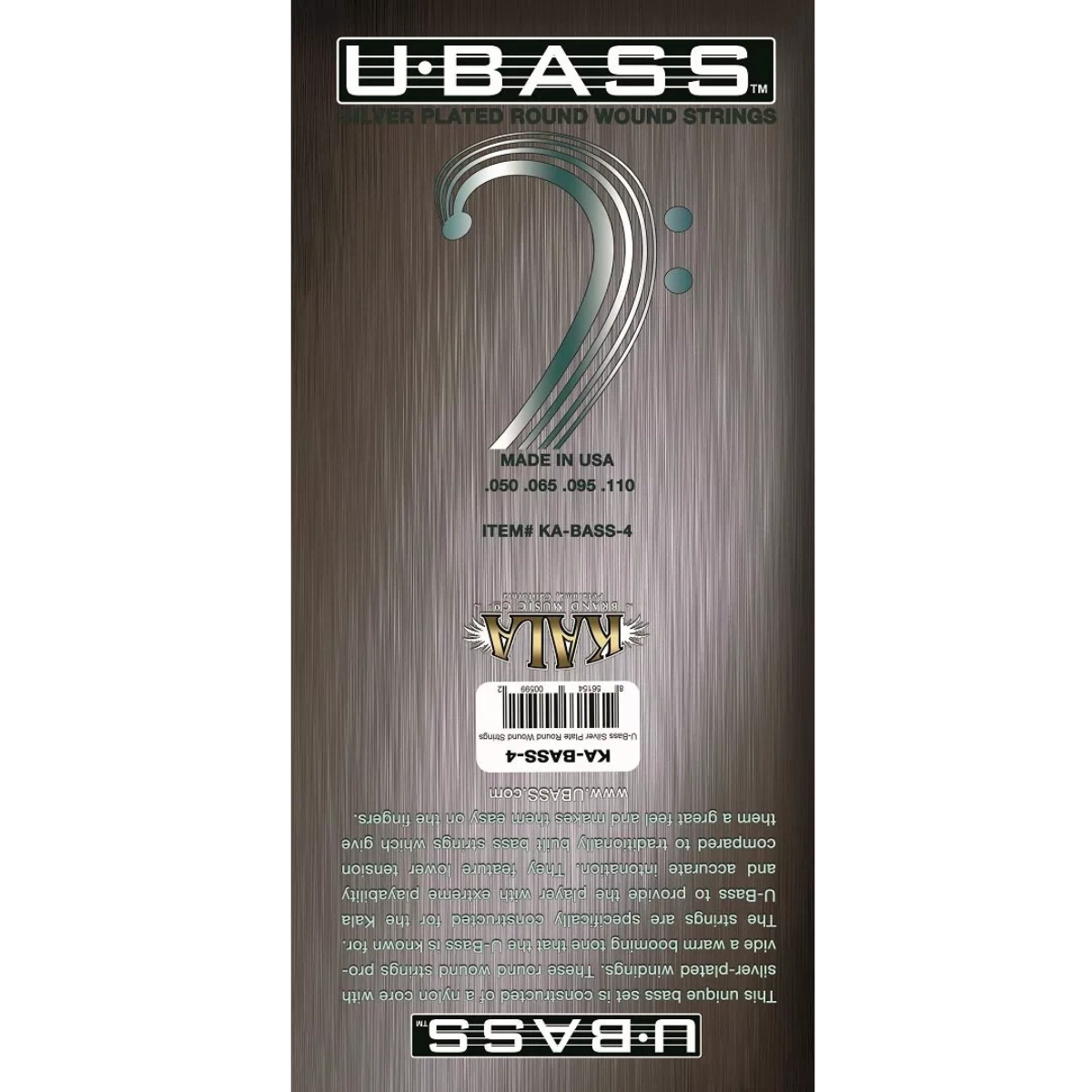 Struny do ukulele basowego Kala U-Bass