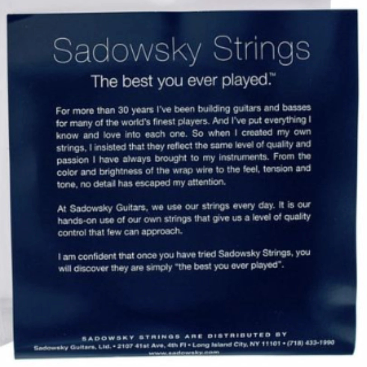 Struny do gitary basowej Sadowsky 