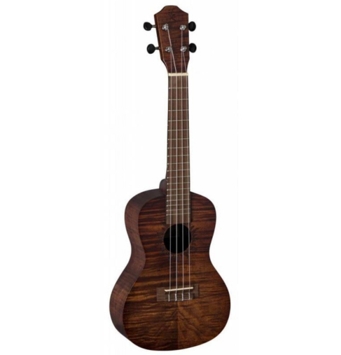 Ukulele tenorowe ciemny brąz drewniane