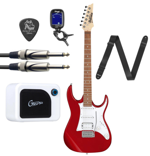 Gitara elektryczna w zestawie
