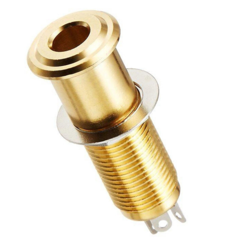 Cylindryczne gniazdo jack stereo