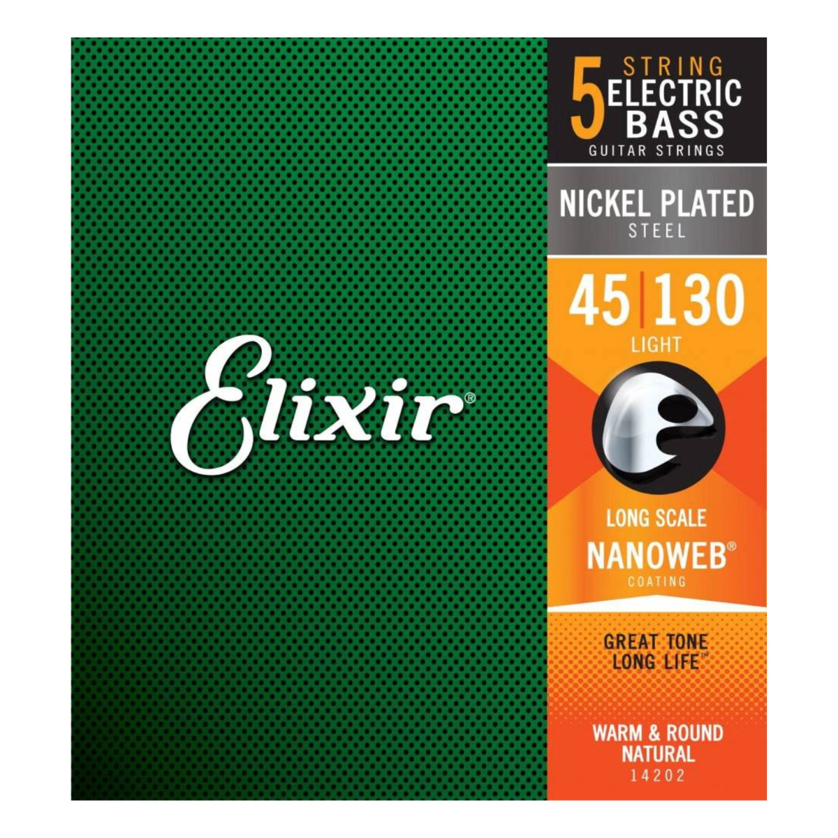 Elixir Bel 14202 Nanoweb 45-130 - Struny do gitary basowej