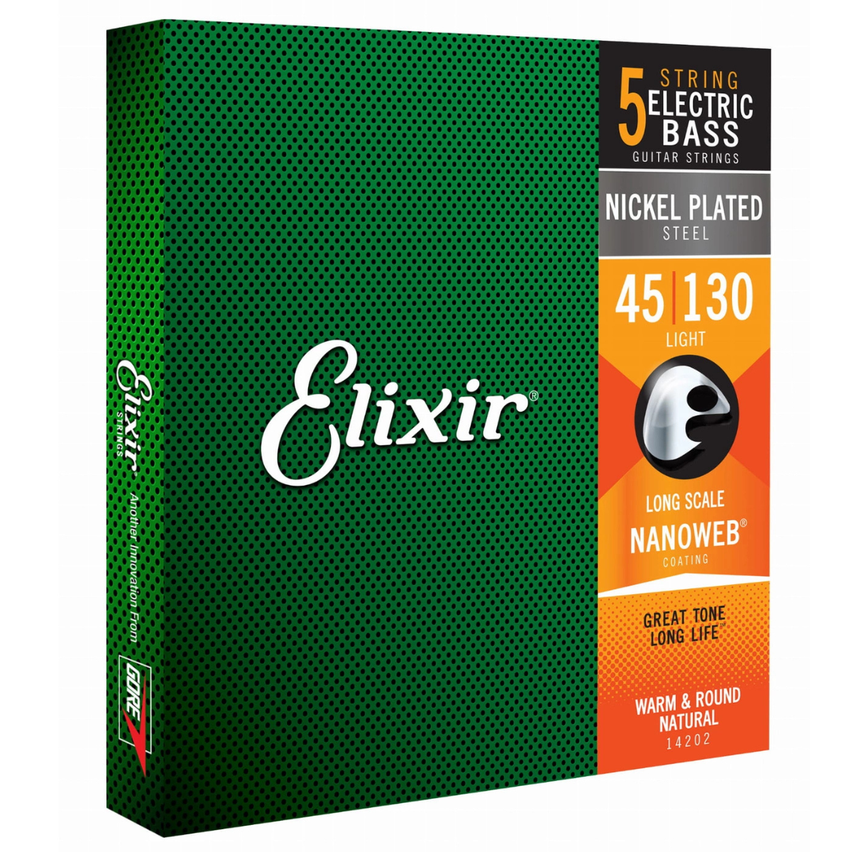Elixir Bel 14202 Nanoweb 45-130 - Struny do gitary basowej