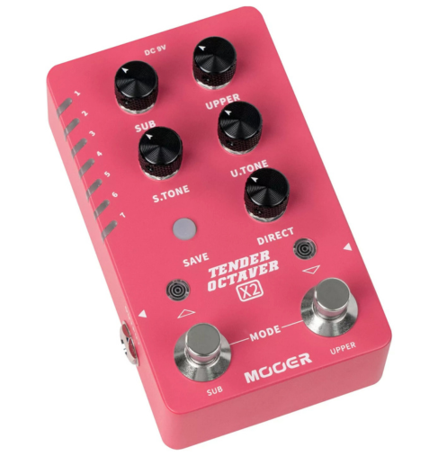 Efekt gitarowy Mooer Tender Octaver X2 dwukanałowy oktawer