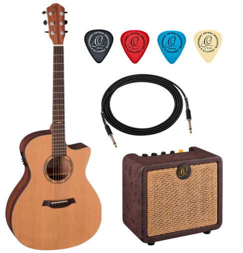 Zestaw gitara elektroakustyczna z cutaway