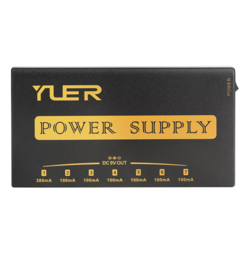 Zasilacz do efektów 9V+USB 5V Yuer PR-02 z akumulatorem