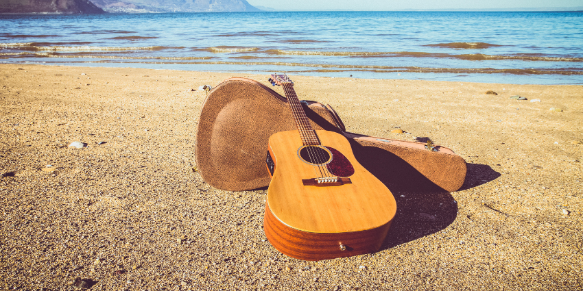 Gitara podróżna składana