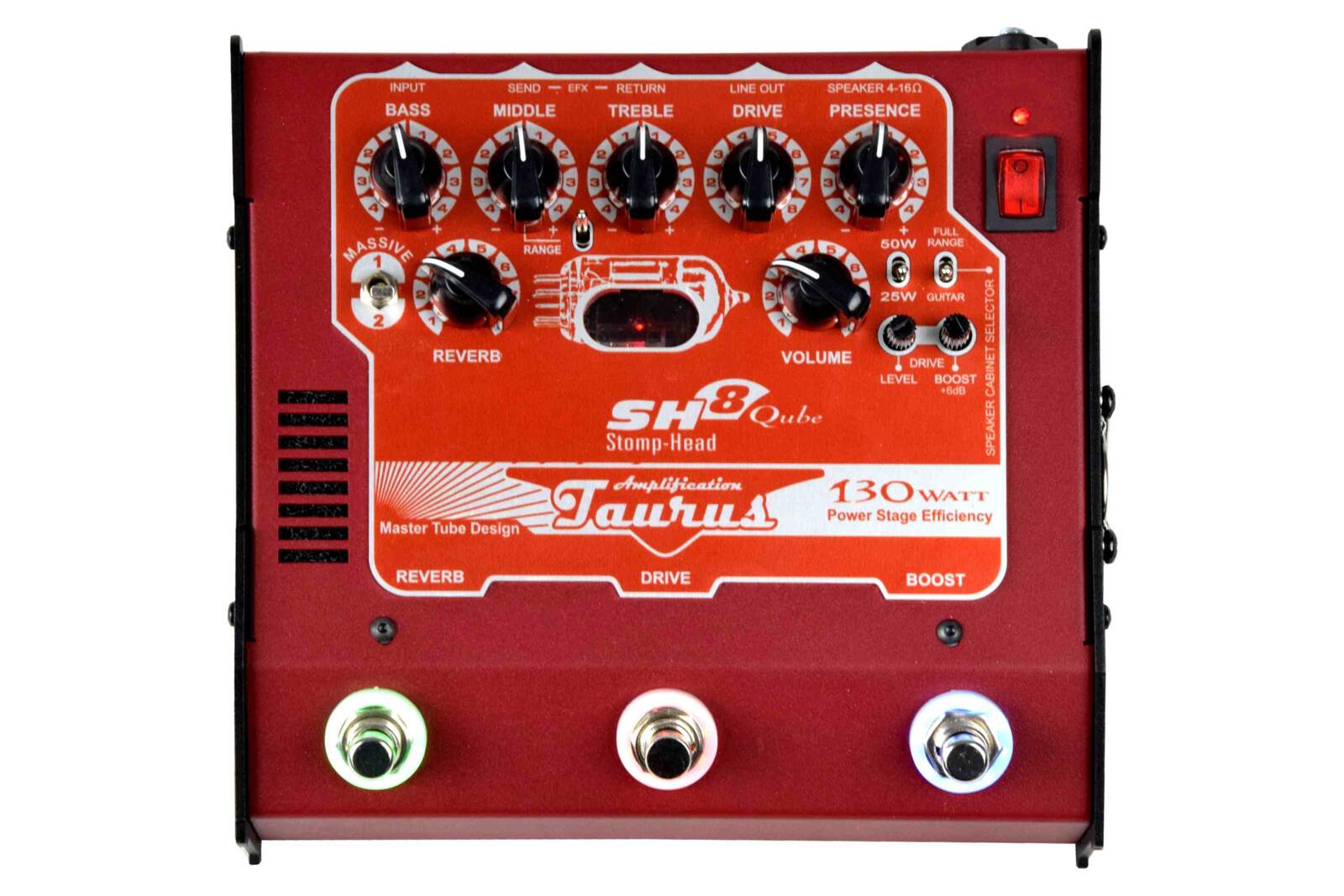 Wzmacniacz gitarowy Stomp-Head 8.Qube Taurus 130W