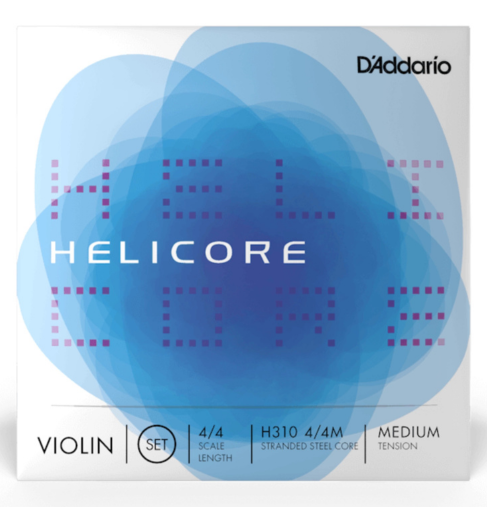 Struny do skrzypiec 4/4 D'Addario Helicore H310 4/4M Medium Tension