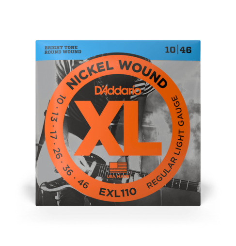 D'Addario EXL110 struny do gitary elektrycznej XL Nickel Wound Regular Light Set 10-46
