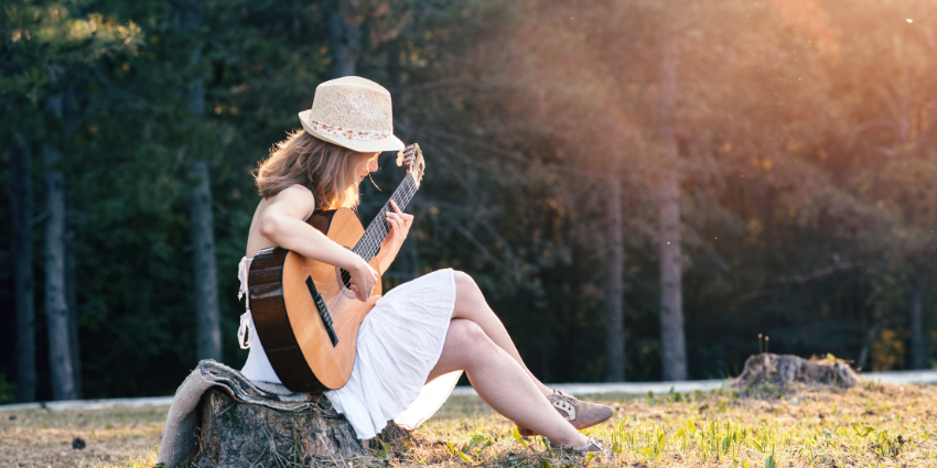 Gitara klasyczna dla dziewczynki