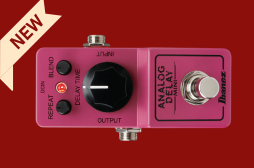 Wyjątkowe analogowe brzmienie efektu gitarowego delay - Ibanez Analog Delay Mini ADMINI