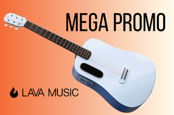 Gitara elektroakustyczna z dotykowym ekranem - LAVA MUSIC Blue Lava Touch