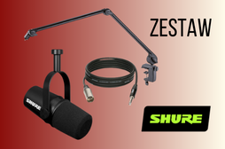 Coś dla podcasterów - zestaw do nagrywania podcastów z mikrofonem Shure MV7X