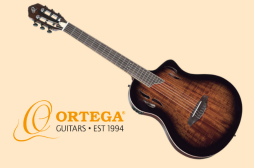 Przypalany Tourplayer Ortega RTPDLX-ACA TourPlayer Deluxe w zestawie z pokrowcem