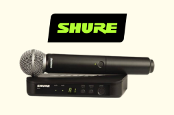 Bezprzewodowy mikrofon do karaoke - Shure BLX24E/SM58 (518-542 MHz)