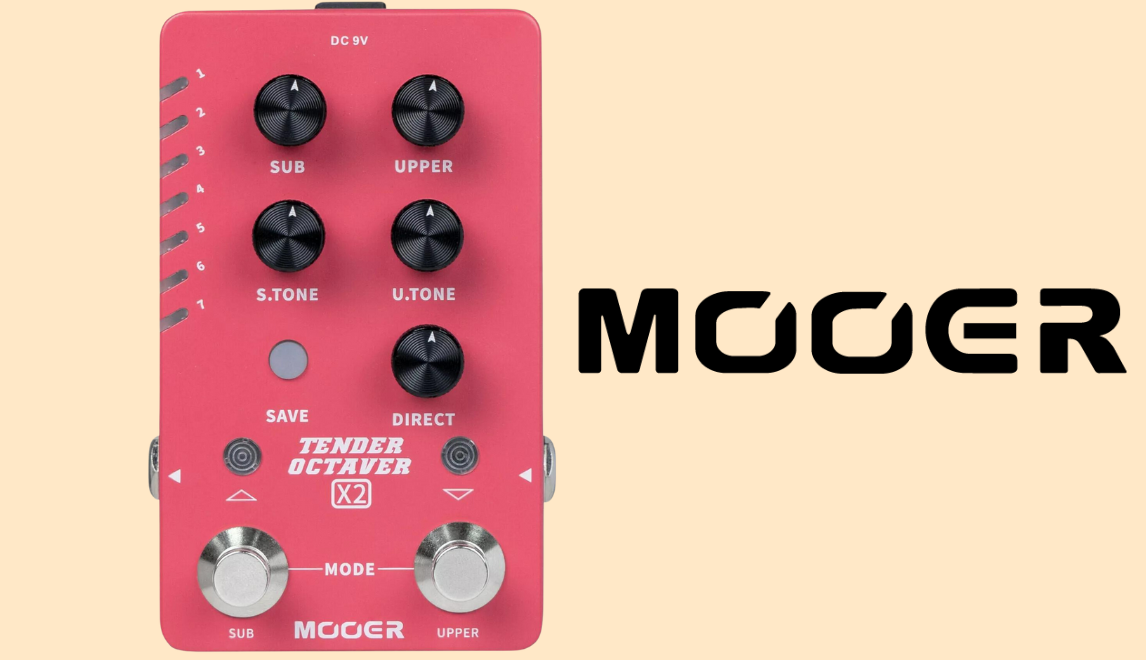 Mooer Tender Octaver X2 – Dwukanałowy Oktawer z Precyzyjną Kontrolą Brzmienia