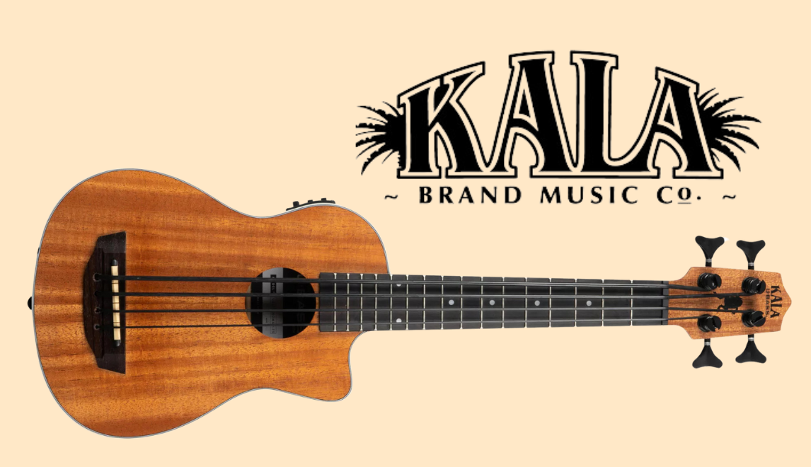 Kala U-Bass Scout FS – Kompaktowe Ukulele Basowe z Mahoniu z Elektroniką i Pokrowcem