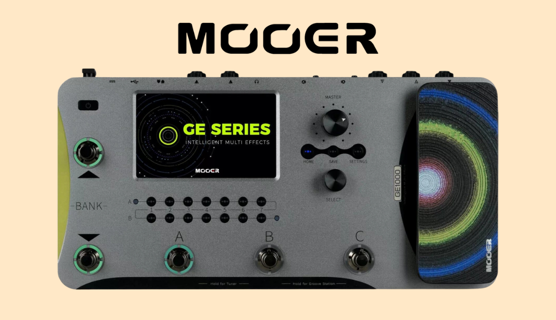 Mooer GE1000Li – Wszechstronny Multiefekt Gitarowy z Dotykowym Ekranem i Akumulatorem