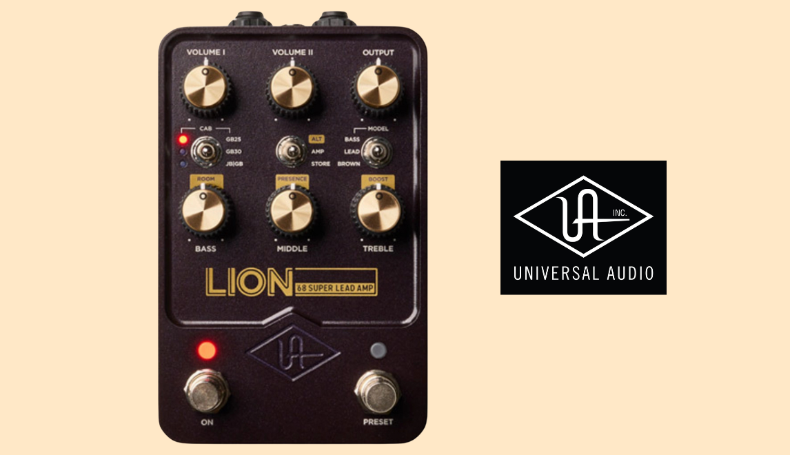  Universal Audio UAFX Lion 68 Super Lead Amp – Autentyczne Brzmienie Brytyjskiego Wzmacniacza w Kompaktowym Stompboxie