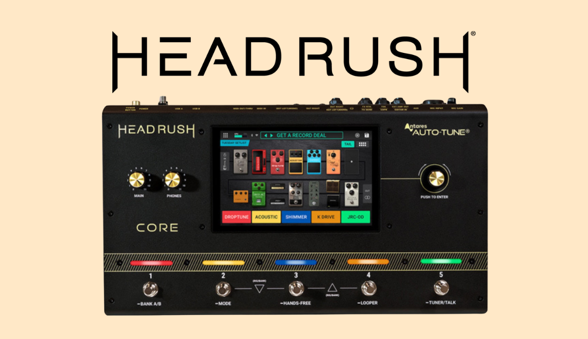 Headrush CORE – Wszechstronny Multiefekt Gitarowy z Intuicyjnym Dotykowym Interfejsem