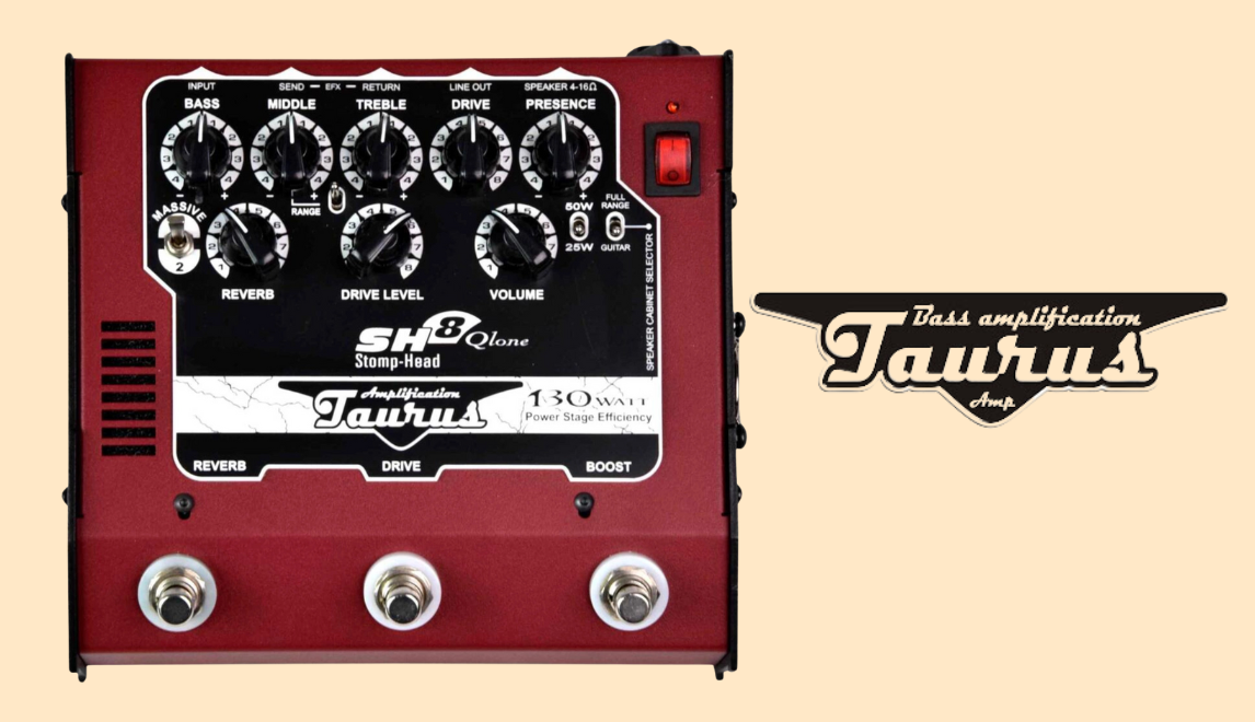  Stomp-Head 8.Qlone Taurus – Wszechstronny Wzmacniacz Gitarowy 130W w Kompaktowej Formie