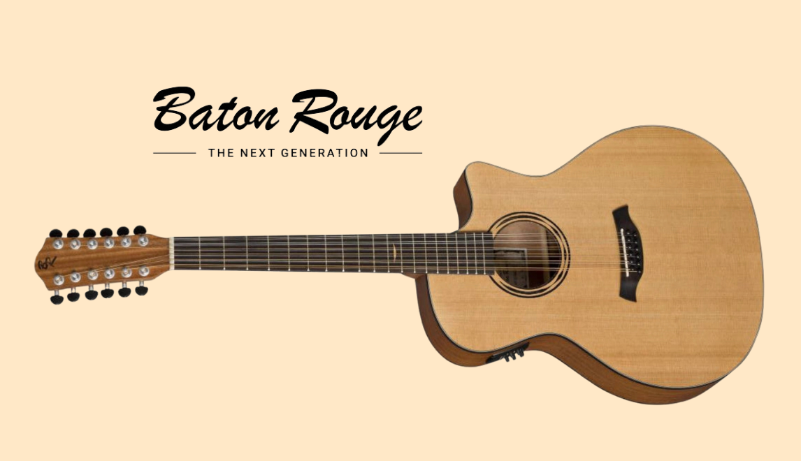  Baton Rouge AR11C/ACE-12 – 12-Strunowa Gitara Elektroakustyczna z Litym Cedrem i Mahoniem
