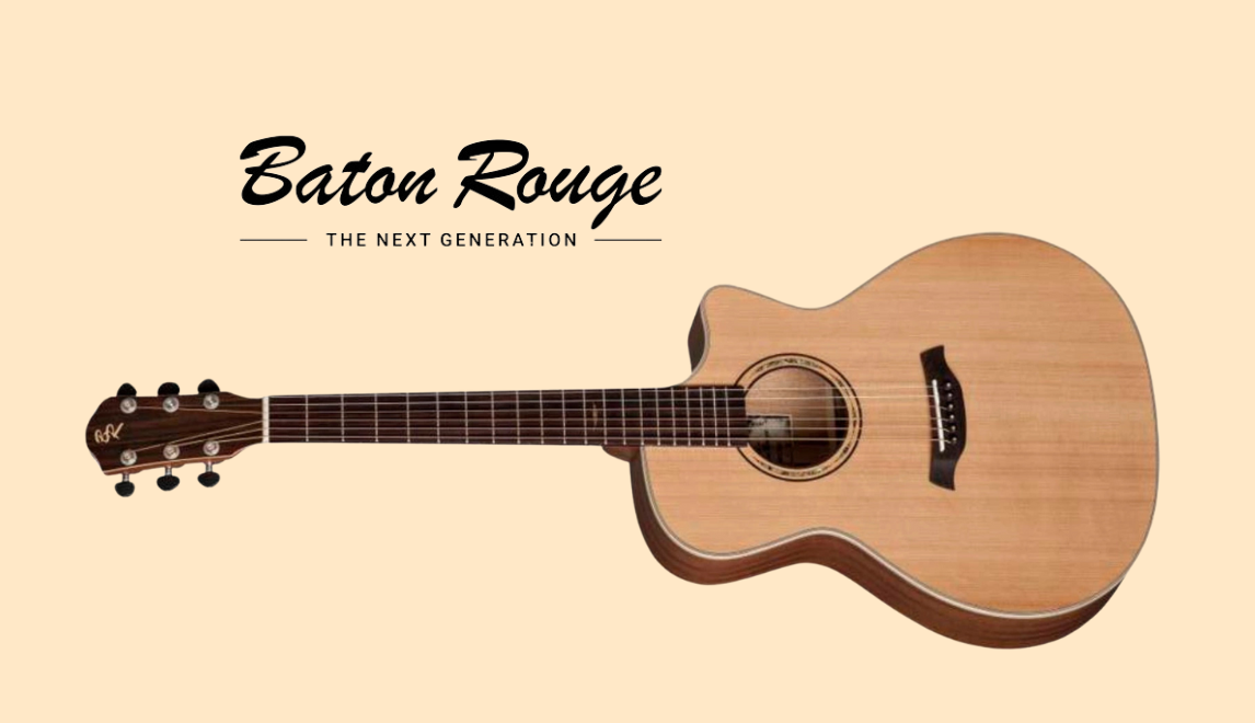 Baton Rouge AR81C/ACE: Elegancka Gitara Elektroakustyczna z Cutaway i Litym Cedrem