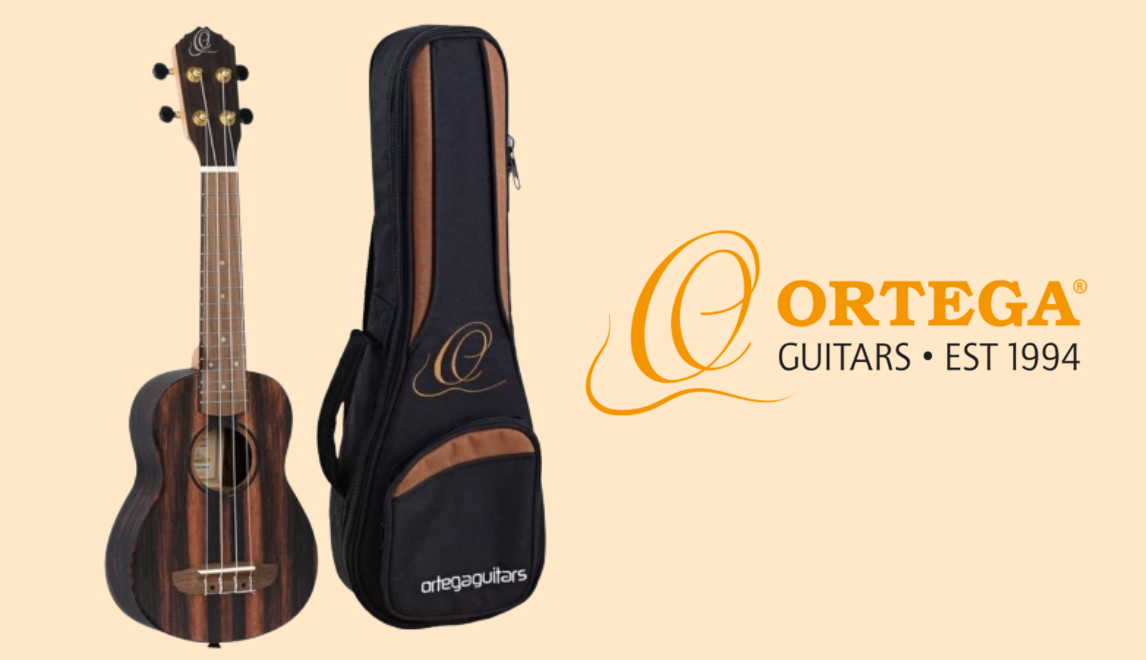 Ortega RUEB-SO – Eleganckie Ukulele Sopranowe z Hebanu i Mahoniu