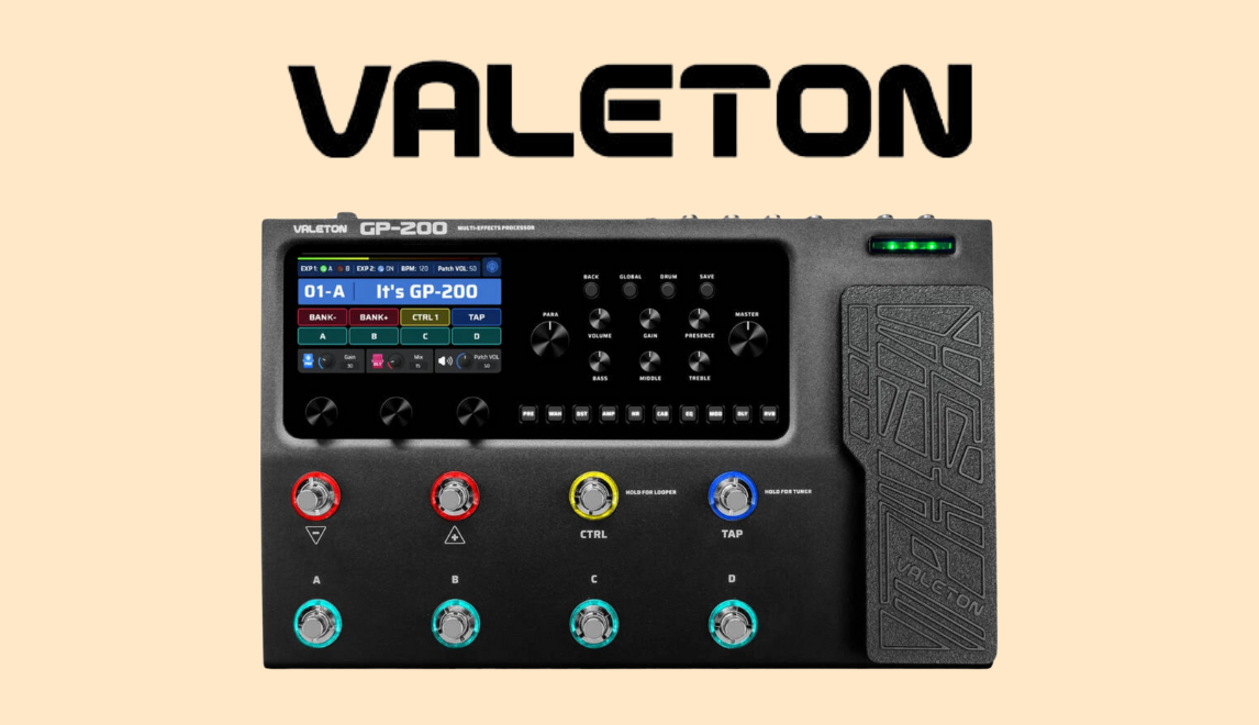 Valeton GP-200 – Wszechstronny Multiefekt Gitarowy z Zaawansowanym Modelowaniem