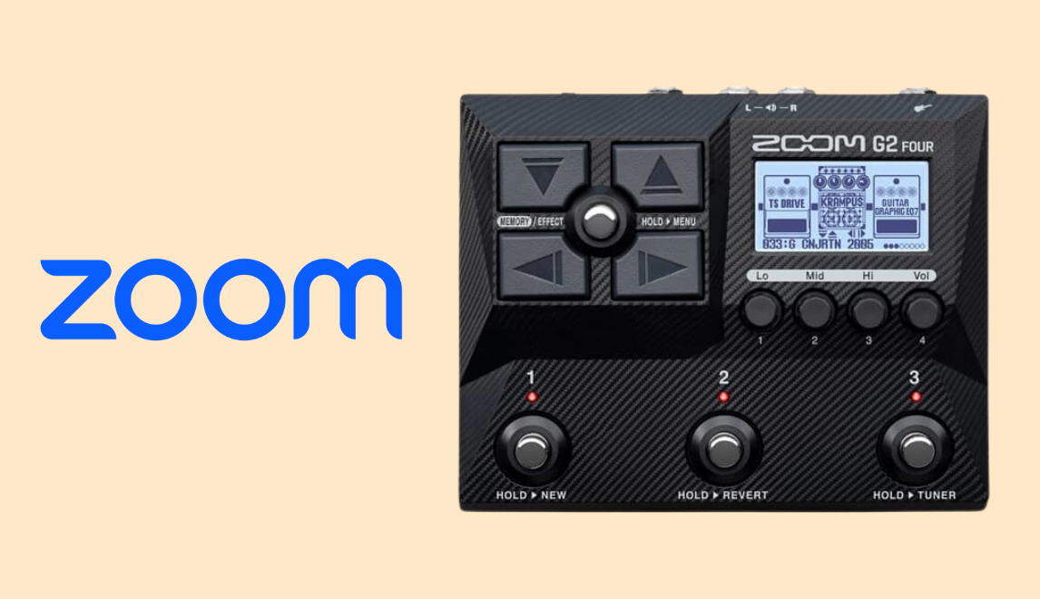  Zoom G2 Four: Wszechstronny Multiefekt Gitarowy z Zaawansowanym Modelowaniem Brzmień