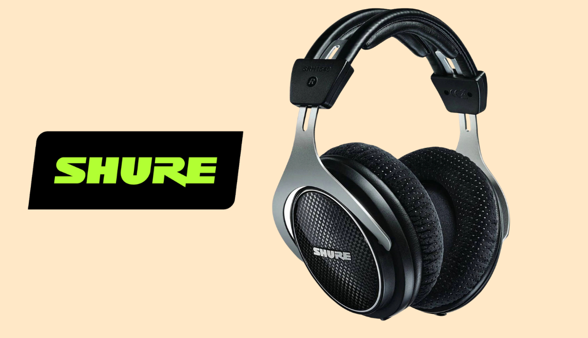  Shure SRH1540-BK: Profesjonalne Słuchawki Nauszne o Wyjątkowej Jakości Dźwięku