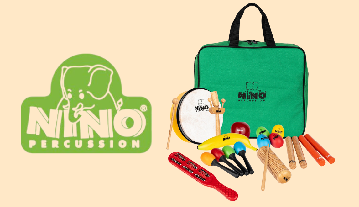  Nino NINOSET16 Mixed Rhythm Set – Zestaw Instrumentów Perkusyjnych dla Młodych Muzyków
