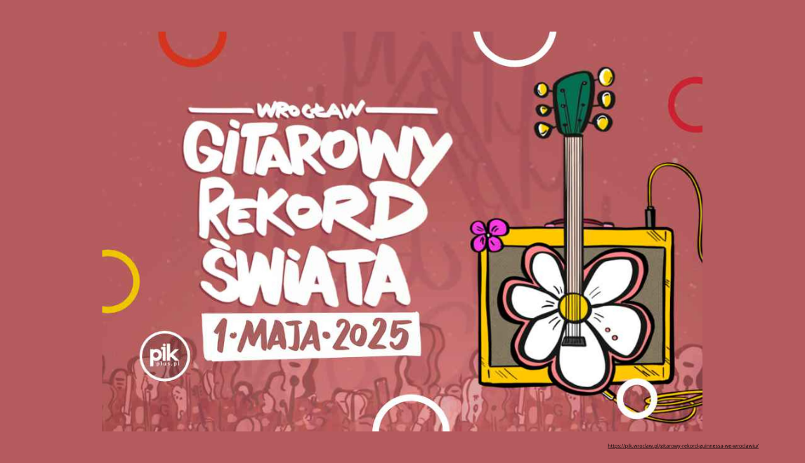 Gitarowy Rekord Świata Wrocław 2025 – Jak Wziąć Udział i Pobić Rekord?