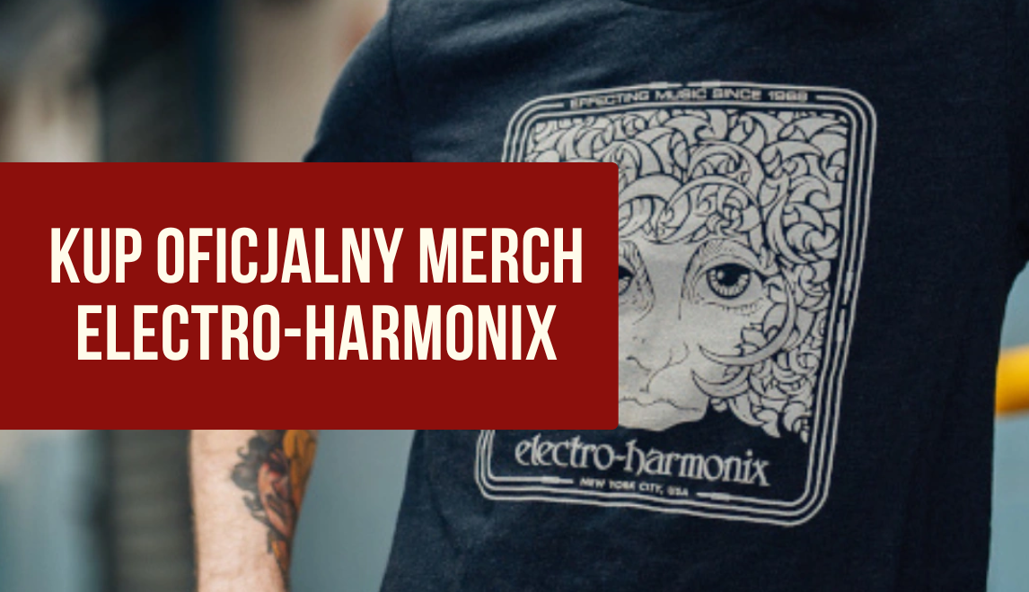 Gdzie kupić oficjalny merch Electro-Harmonix EHX? Koszulki, czapki z daszkiem i czapki beanie dla gitarzysty