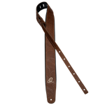 Pas do gitary skórzany Ortega OSCU-2 Natural Brown Flora naturalny brąz