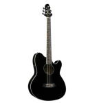 Zestaw gitara elektroakustyczna Ibanez TCY10E-BK Talman Double Cutaway z combo Ortega PTWO