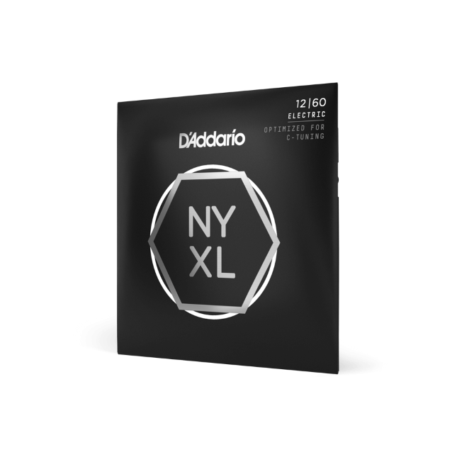 Struny do gitary elektrycznej D'Addario NYXL1260 Extra Heavy 12-60