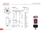 6V6S JJ Electronic lampa elektronowa - zamiennik 6V6GT, 5871, 6AY5, 6P6S, 6P6P, CV511, VT-107A, VT227