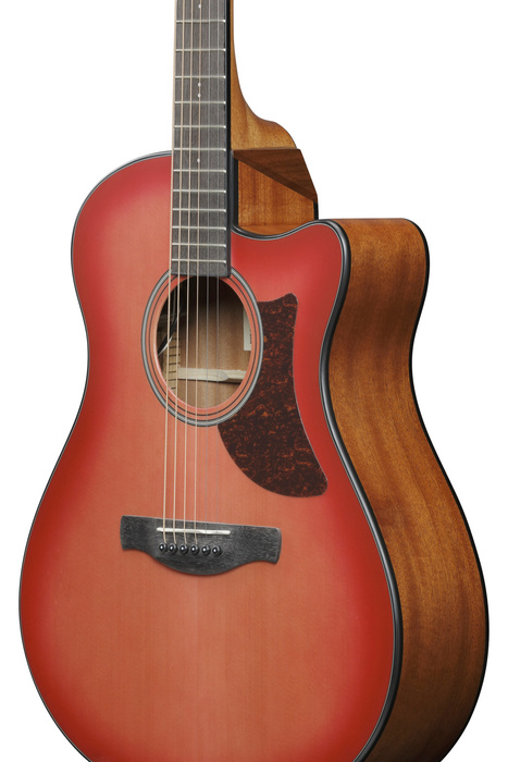 Gitara elektroakustyczna Ibanez AAM50CE-CRO Advanced Coral Red Burst Open Pore